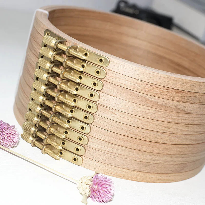 3-12 Inch Wooden Embroidery Frame Oval Embroidery Hoop Ring Cross Stitch Machine DIY Needlecraft Household Sewing Tool