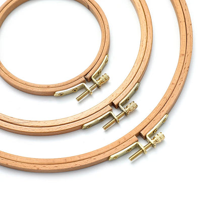 3-12 Inch Wooden Embroidery Frame Oval Embroidery Hoop Ring Cross Stitch Machine DIY Needlecraft Household Sewing Tool