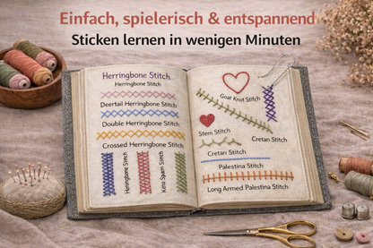 StitchBook – Alles zum Sticken in einem Buch