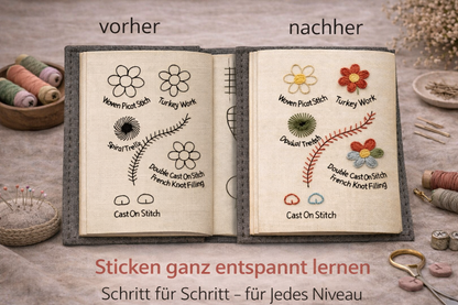 StitchBook – Alles zum Sticken in einem Buch