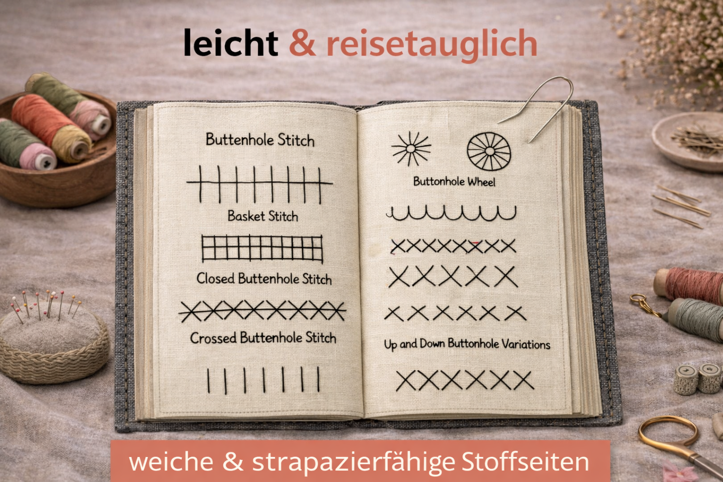 StitchBook – Alles zum Sticken in einem Buch