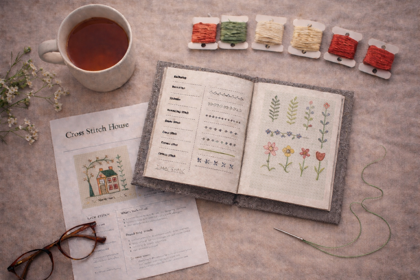 StitchBook – Alles zum Sticken in einem Buch