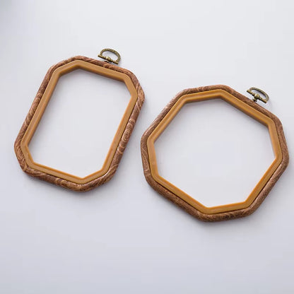 StitchHoops – Dekorative Stickrahmen in Holzoptik für deine Stickprojekte