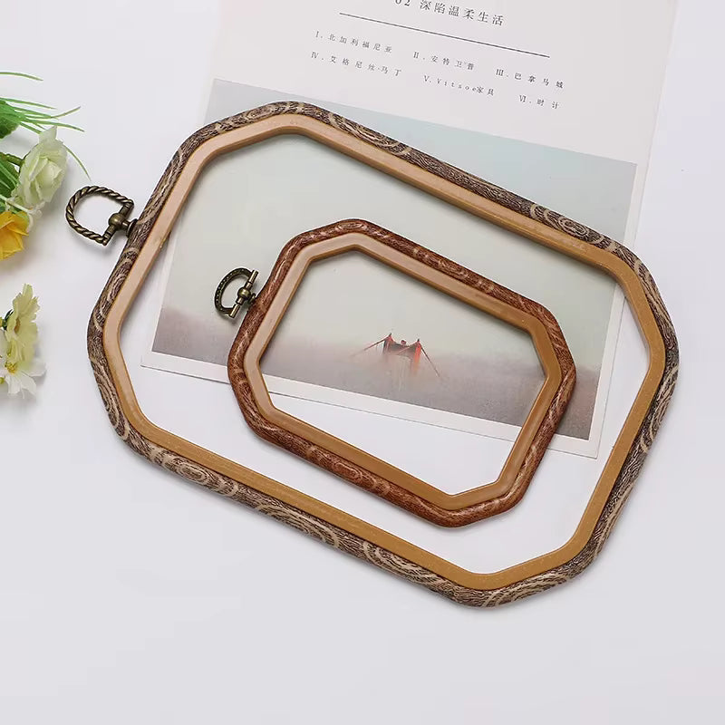 StitchHoops – Dekorative Stickrahmen in Holzoptik für deine Stickprojekte