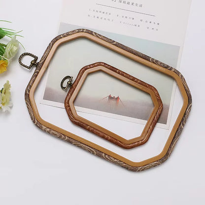 StitchHoops – Dekorative Stickrahmen in Holzoptik für deine Stickprojekte